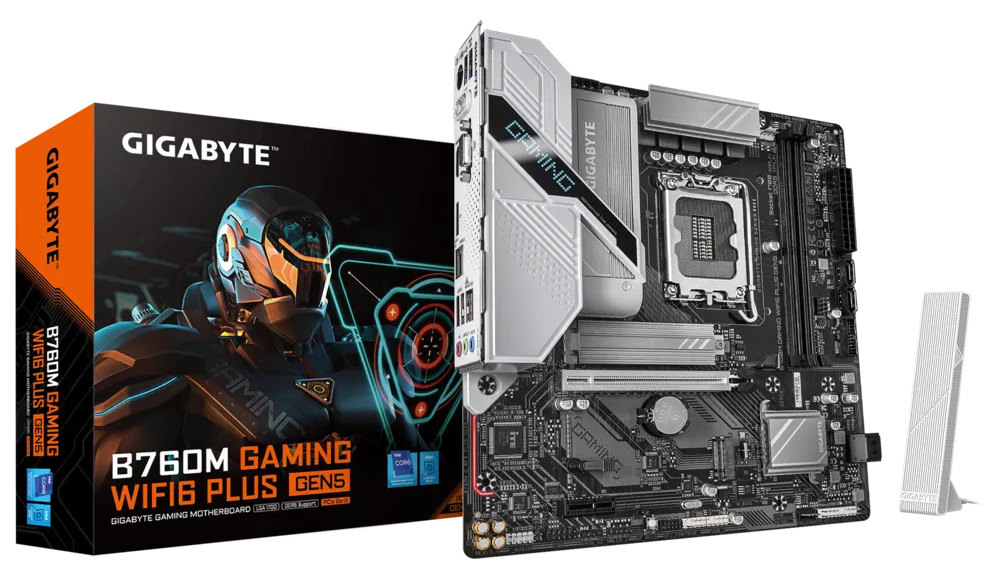 Gigabyte B760M GAMING WIFI6 PLUS GEN5 DDR5 mATX motherboard