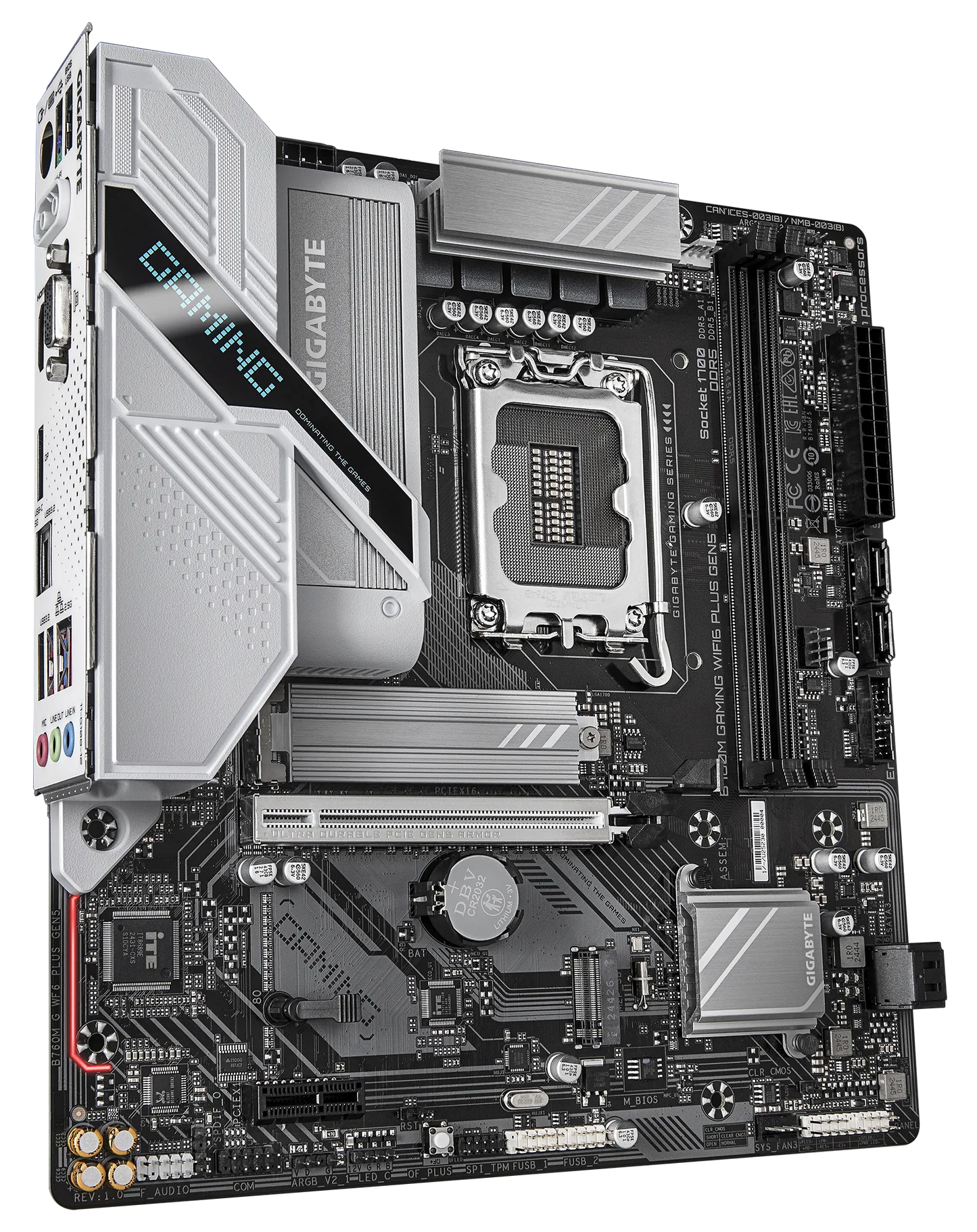 Gigabyte B760M GAMING WIFI6 PLUS GEN5 DDR5 mATX motherboard