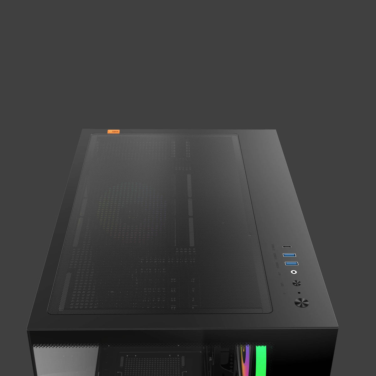 OCYPUS GAMMA C74 BLACK GAMING CASE