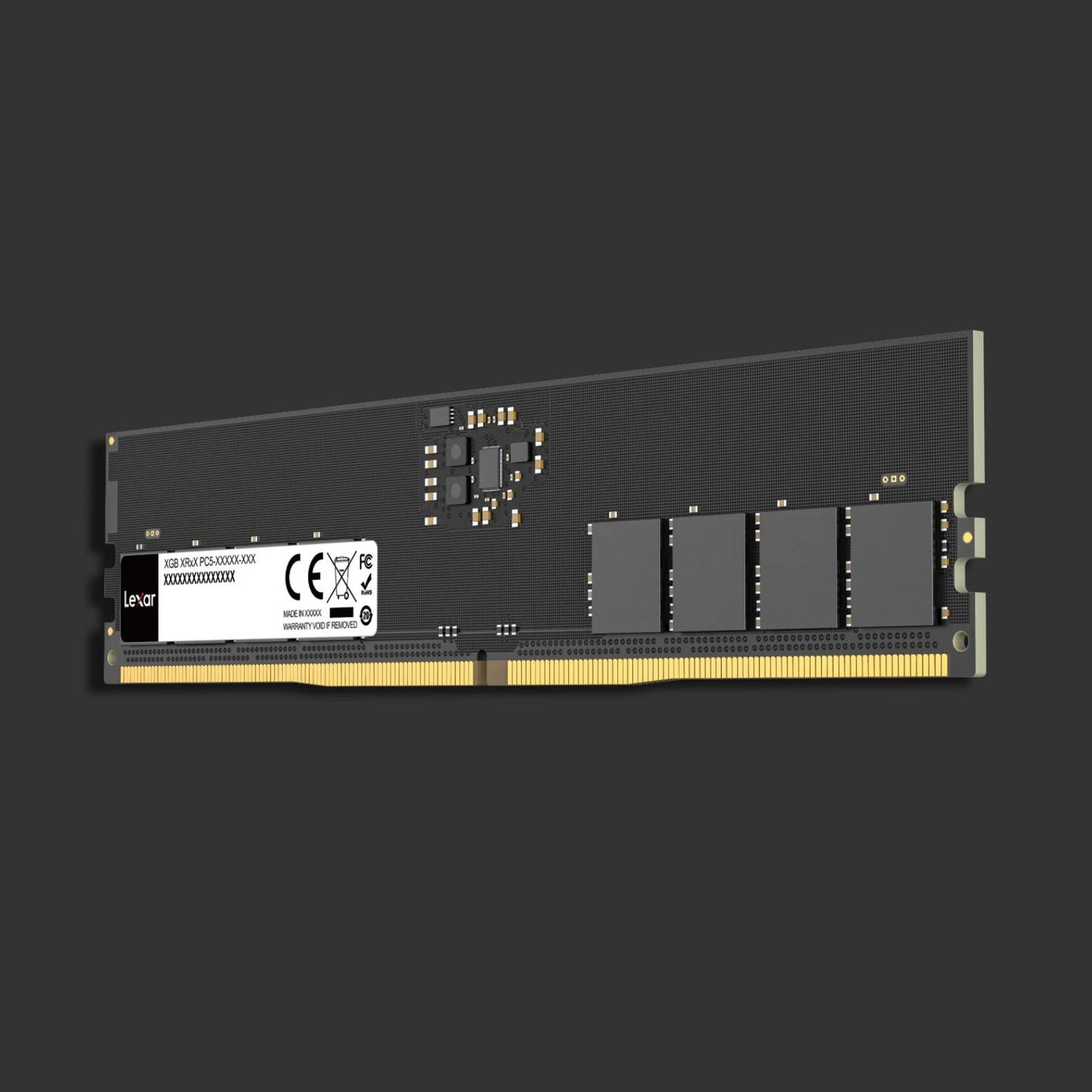 Lexar 16GB DDR5 RAM 4800 MHz UDIMM memory - LD5DU 016G-B4800GSST
