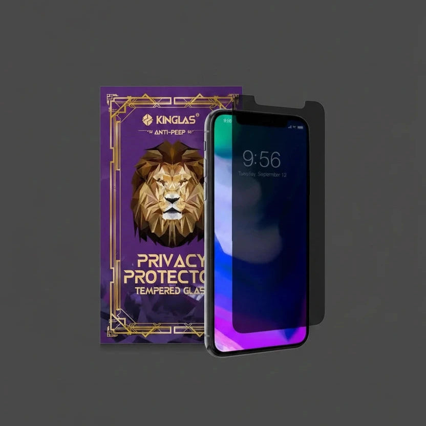 Kinglas Privacy Tempered Glass Screen Protector for iPhone