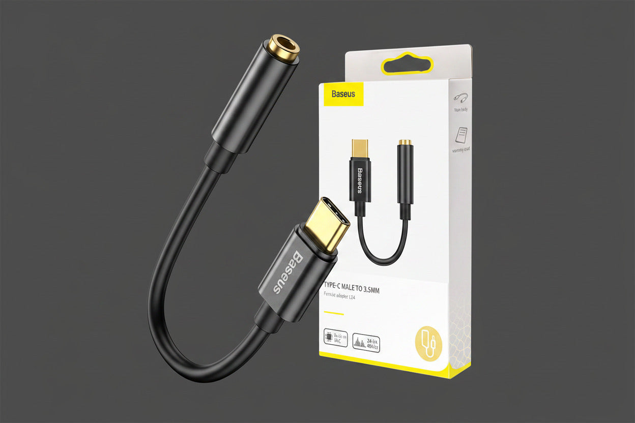 Baseus Type-C Male to 3.5mm Female Adapter L54