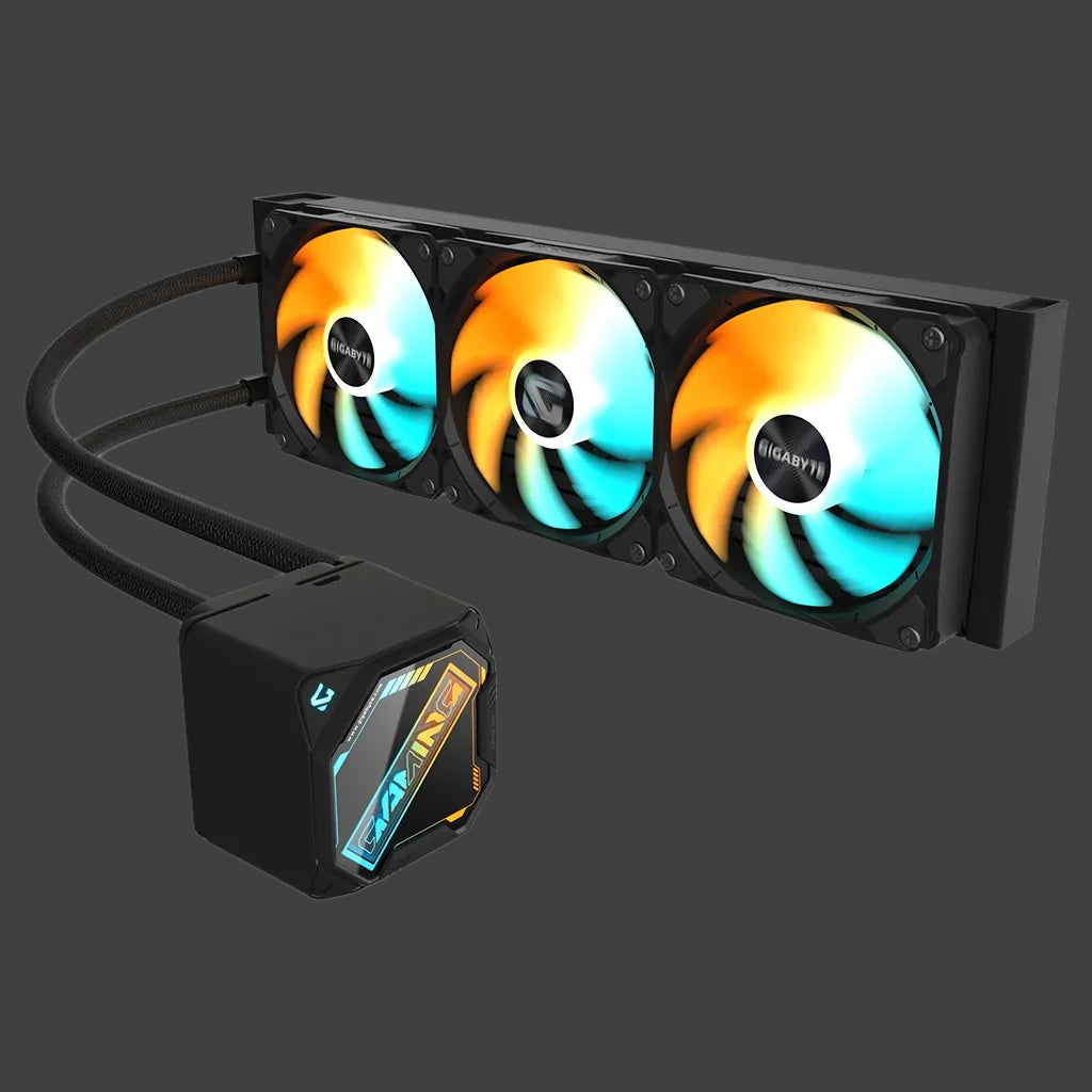 GIGABYTE GAMING 360 all-in-one liquid cooler, Intel 1851 / 1700 / 115X / 1200, AMD AM5 / AM4, Color BLACK