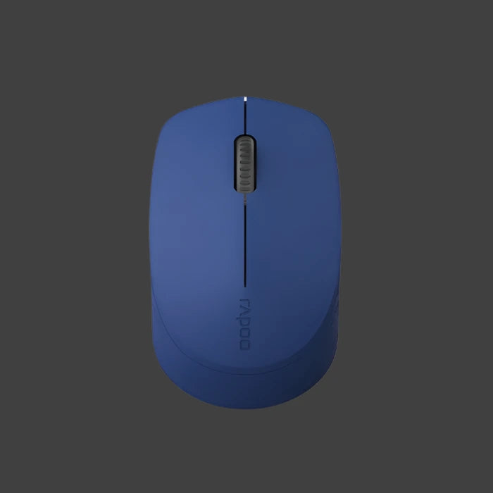 RAPOO M100 2.4GHz & Bluetooth 3 / 4 Quiet Click Wireless Mouse - 1300dpi Connects up to 3 Devices