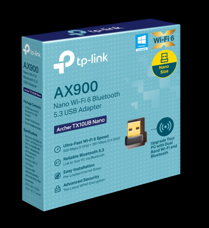 Tp-Link AX900 Nano Wifi 6 Bluetooth 5.3 USB Adapter