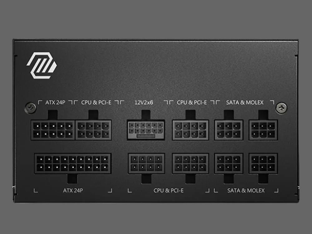 850W MSI MAG A850GL PCIE5 POWER SUPPLY