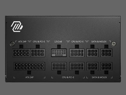 850W MSI MAG A850GL PCIE5 POWER SUPPLY