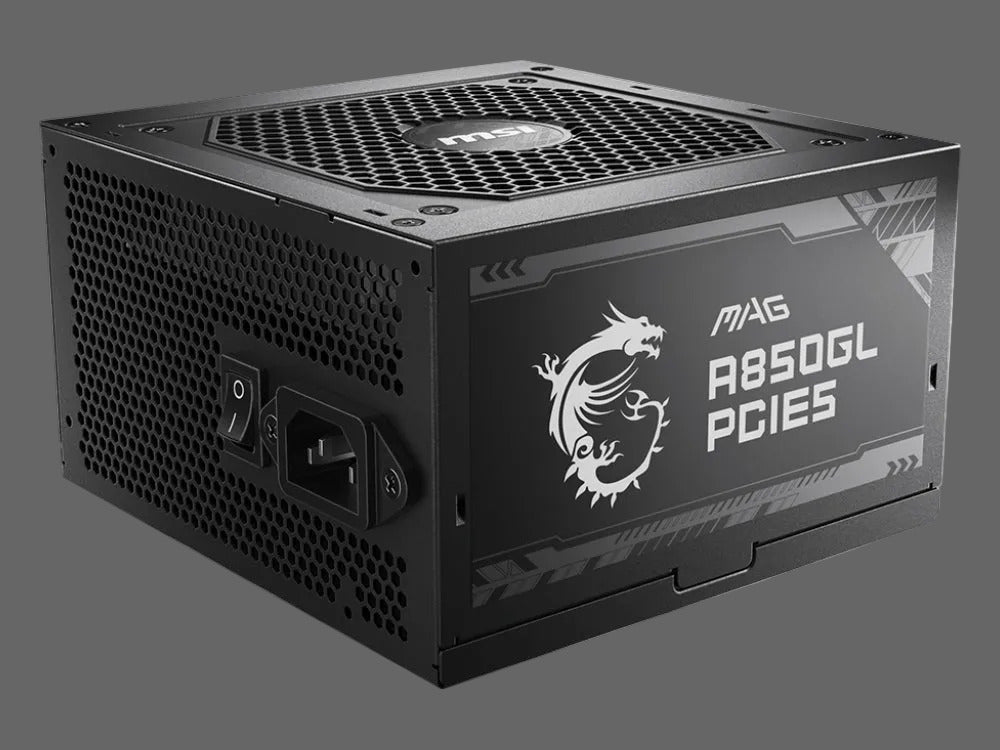 850W MSI MAG A850GL PCIE5 POWER SUPPLY
