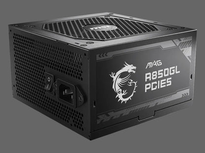 850W MSI MAG A850GL PCIE5 POWER SUPPLY