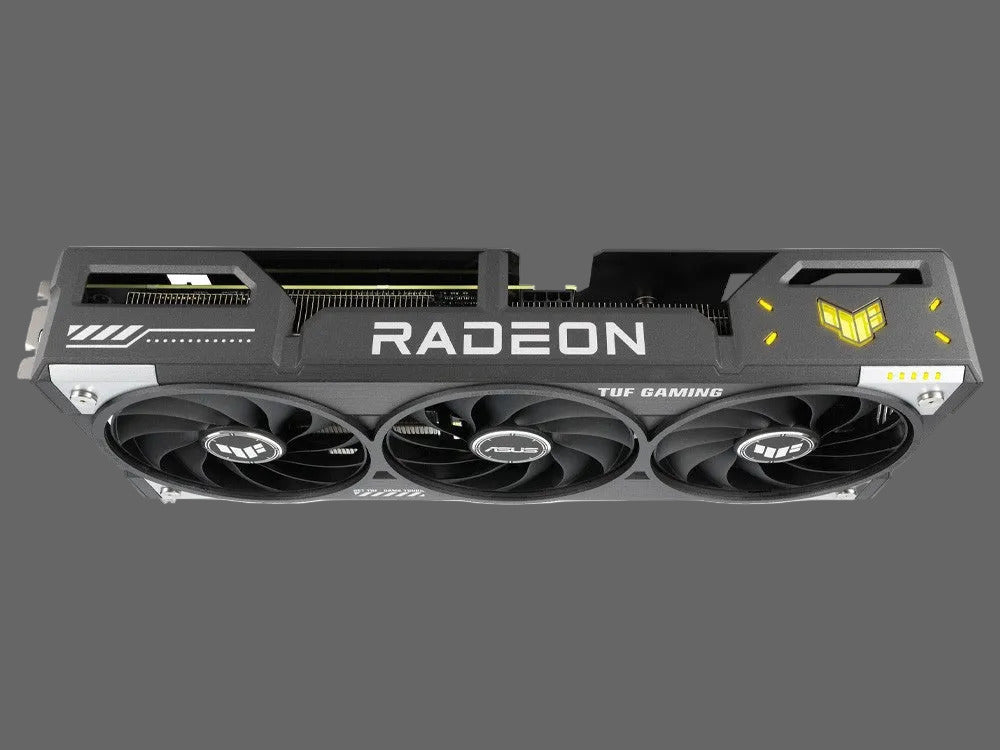 AMD Radeon graphics card on a white background