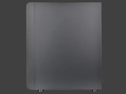 Gray computer case on a transparent background