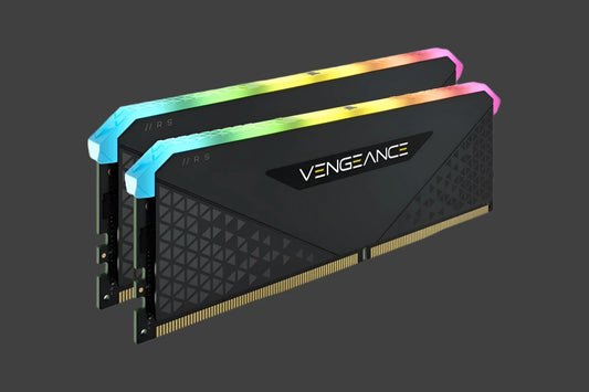 Corsair Vengeance RGB RS 16GB (2X8GB) DDR4 3600MHz C18 18-22-22-42 Black Heatspreader Desktop Gaming Memory