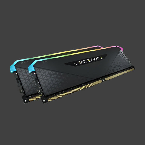 Corsair Vengeance RGB RS 16GB (2X8GB) DDR4 3600MHz C18 18-22-22-42 Black Heatspreader Desktop Gaming Memory