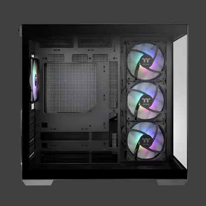 Thermaltake View 380 Tempered Glass ARGB Mid Tower Case Black Edition