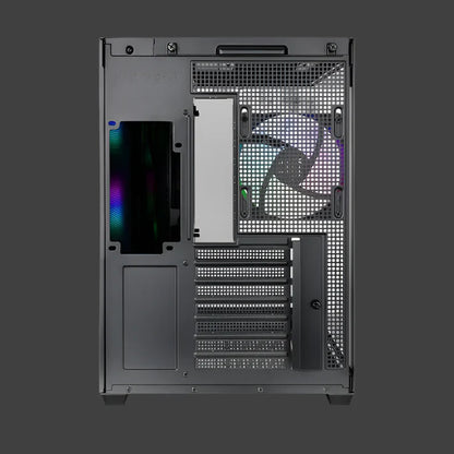Thermaltake View 380 Tempered Glass ARGB Mid Tower Case Black Edition