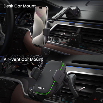 iQuick RX3 15W Wireless Charging Induction Car Holder (IQUICK-X3)