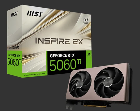 MSI GeForce RTX 5060 Ti 8G INSPIRE 2X OC - G506T-8I2C