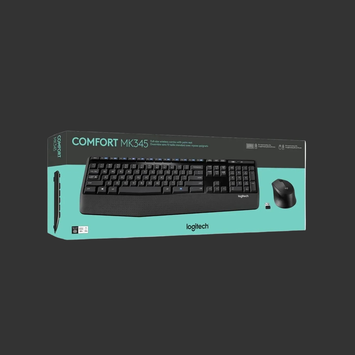Logitech MK345 Wireless Keyboard and Mouse Combo