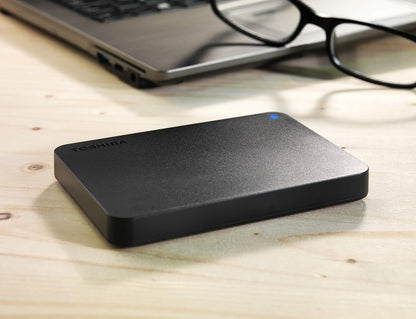 Toshiba Canvio Basics 2TB Portable External Hard Drive USB 3.0, Black