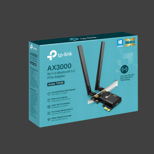 TP-Link AX3000 Wi-fi 6 Bluetooth 5.2 PCIe Adapter