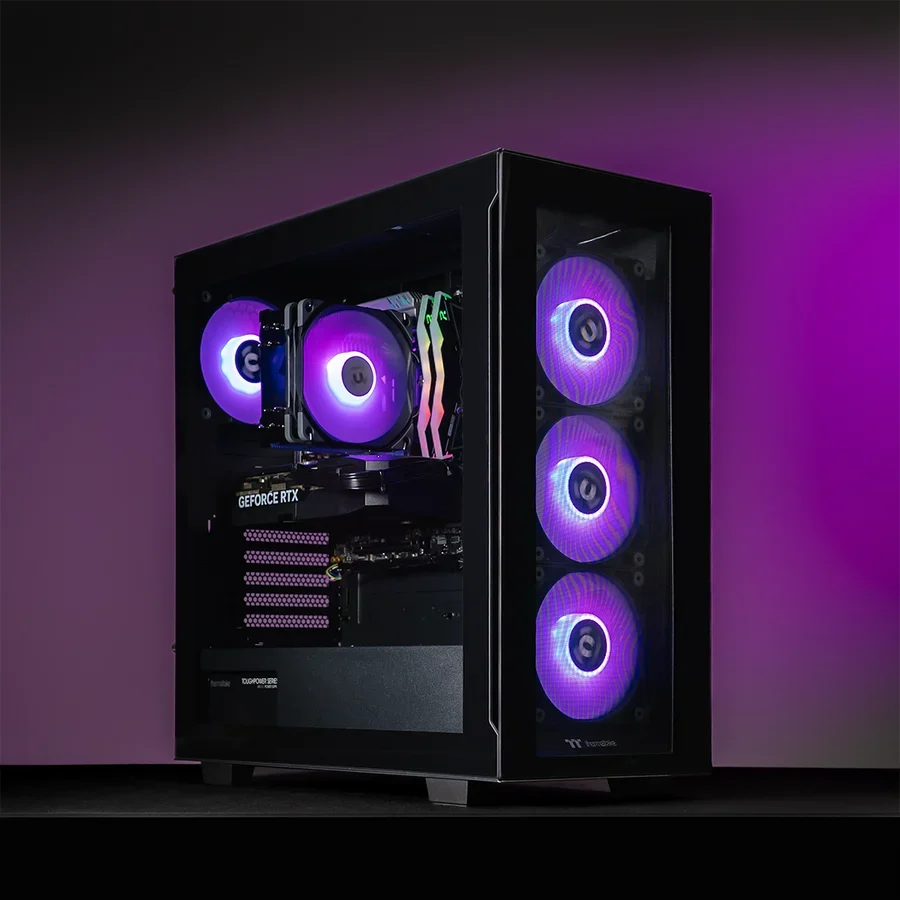 Thermaltake Gaming System Infinity PRO V7 - AMD 7500F / RTX 5070/ B650 WIFI/ 1TB SSD/ 32GB RAM/ V350 Black