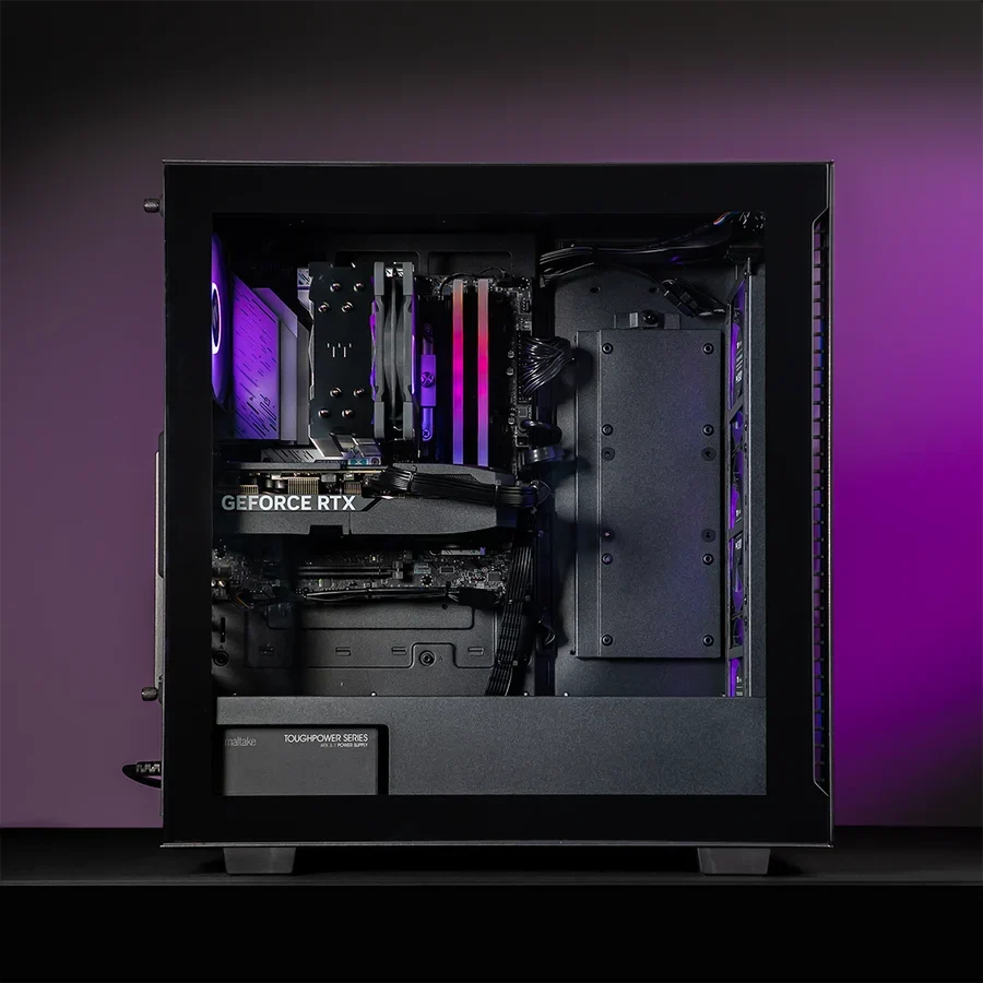 Thermaltake Gaming System Infinity PRO V7 - AMD 7500F / RTX 5070/ B650 WIFI/ 1TB SSD/ 32GB RAM/ V350 Black