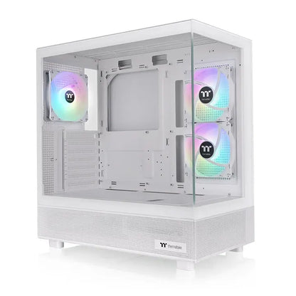 Thermaltake View 380 Tempered Glass ARGB Mid Tower Case Snow Edition