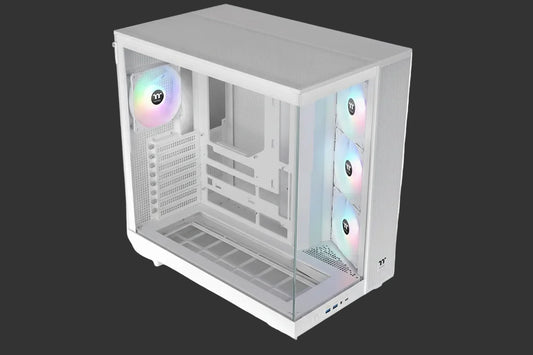Thermaltake View 380 Tempered Glass ARGB Mid Tower Case Snow Edition