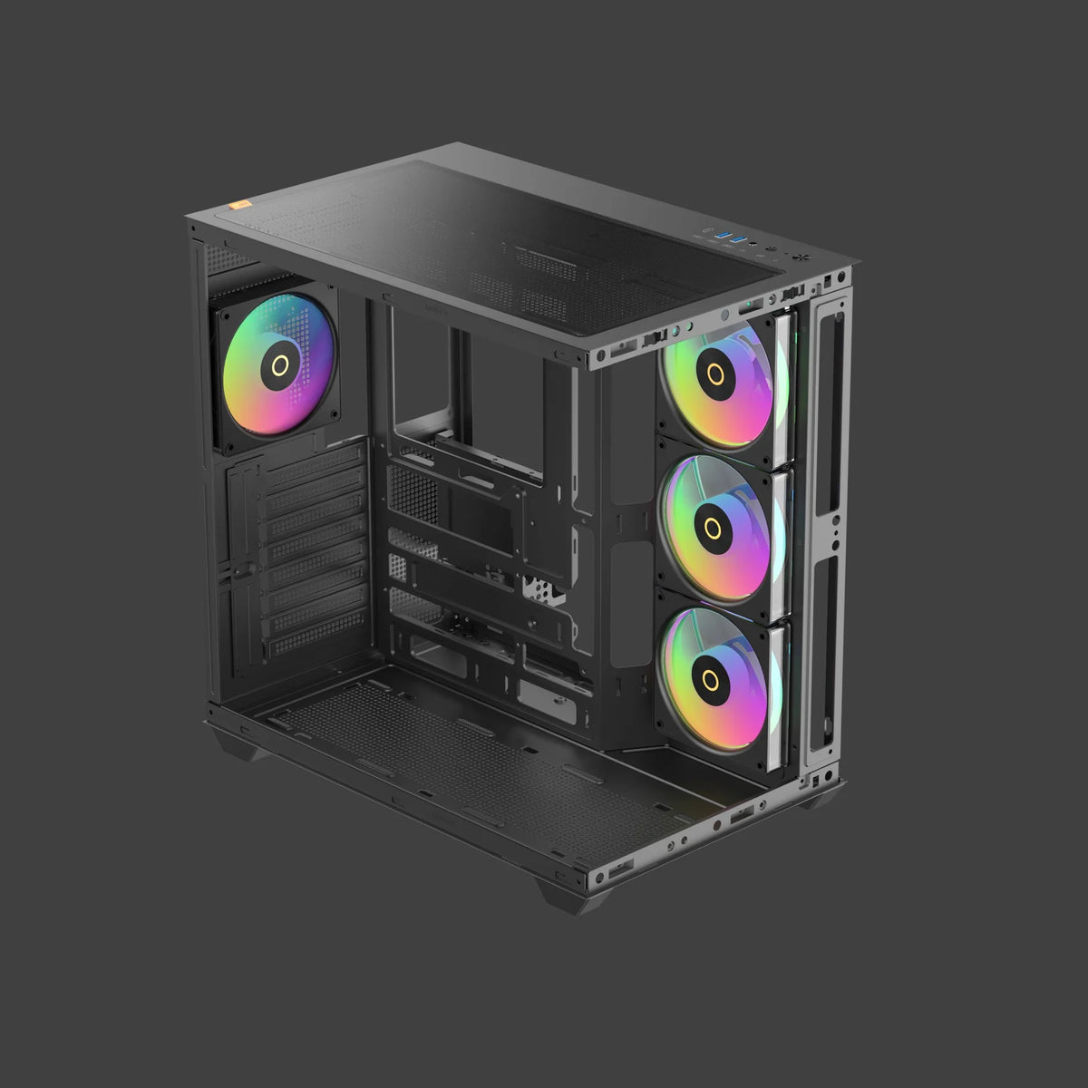 OCYPUS GAMMA C74 BLACK GAMING CASE
