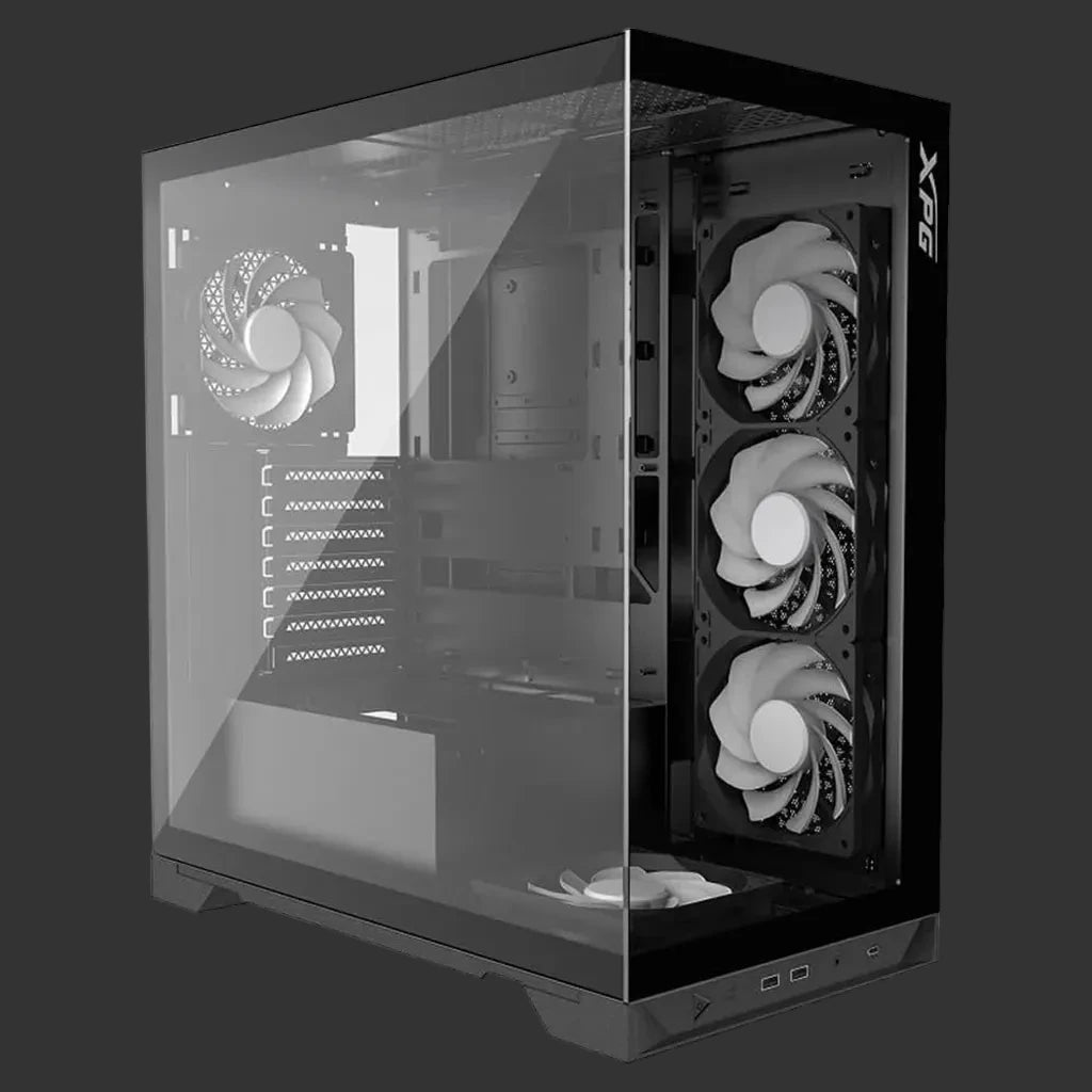 ADATA XPG INVADER X BLACK GAMING CASE (5xFANS+RISER CABLE)