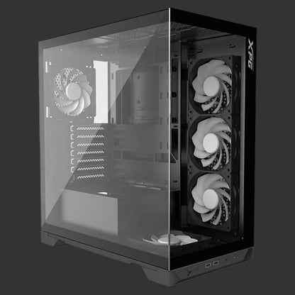 ADATA XPG INVADER X BLACK GAMING CASE (5xFANS+RISER CABLE)