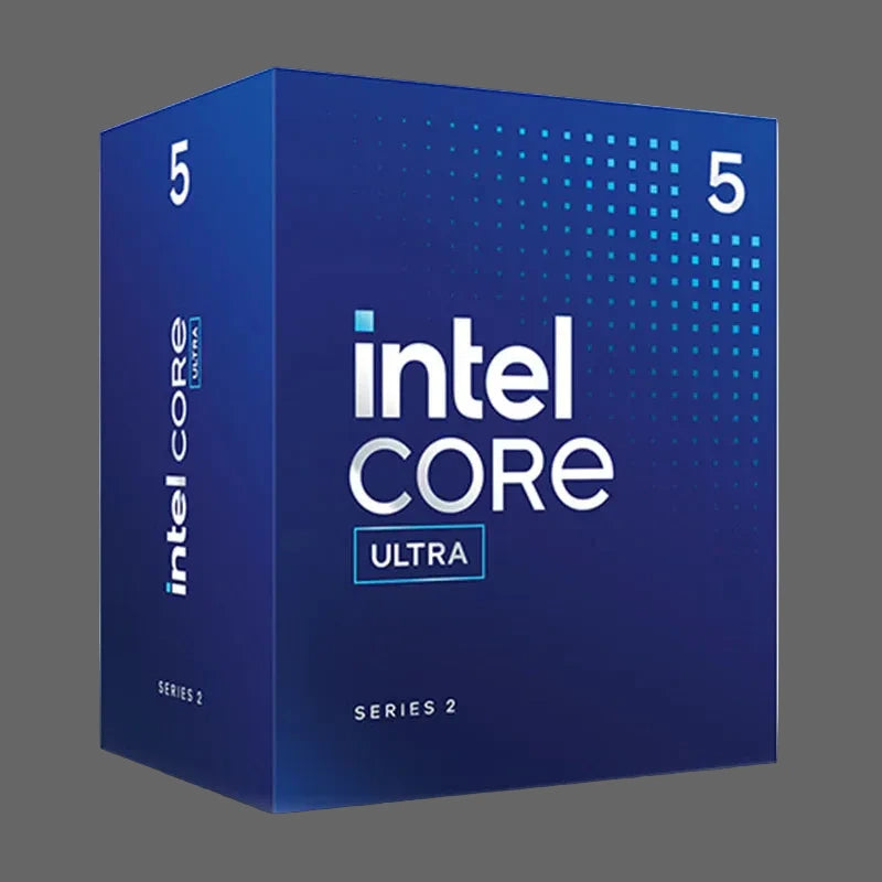 Intel Core Ultra Series 2 processor packaging on a white background