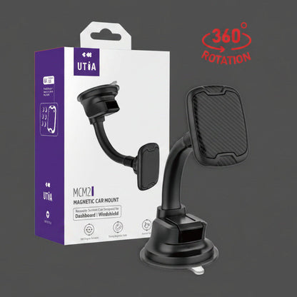 UTIA Magnetic Car Phone Mount Holder For Dashboard or Windshield