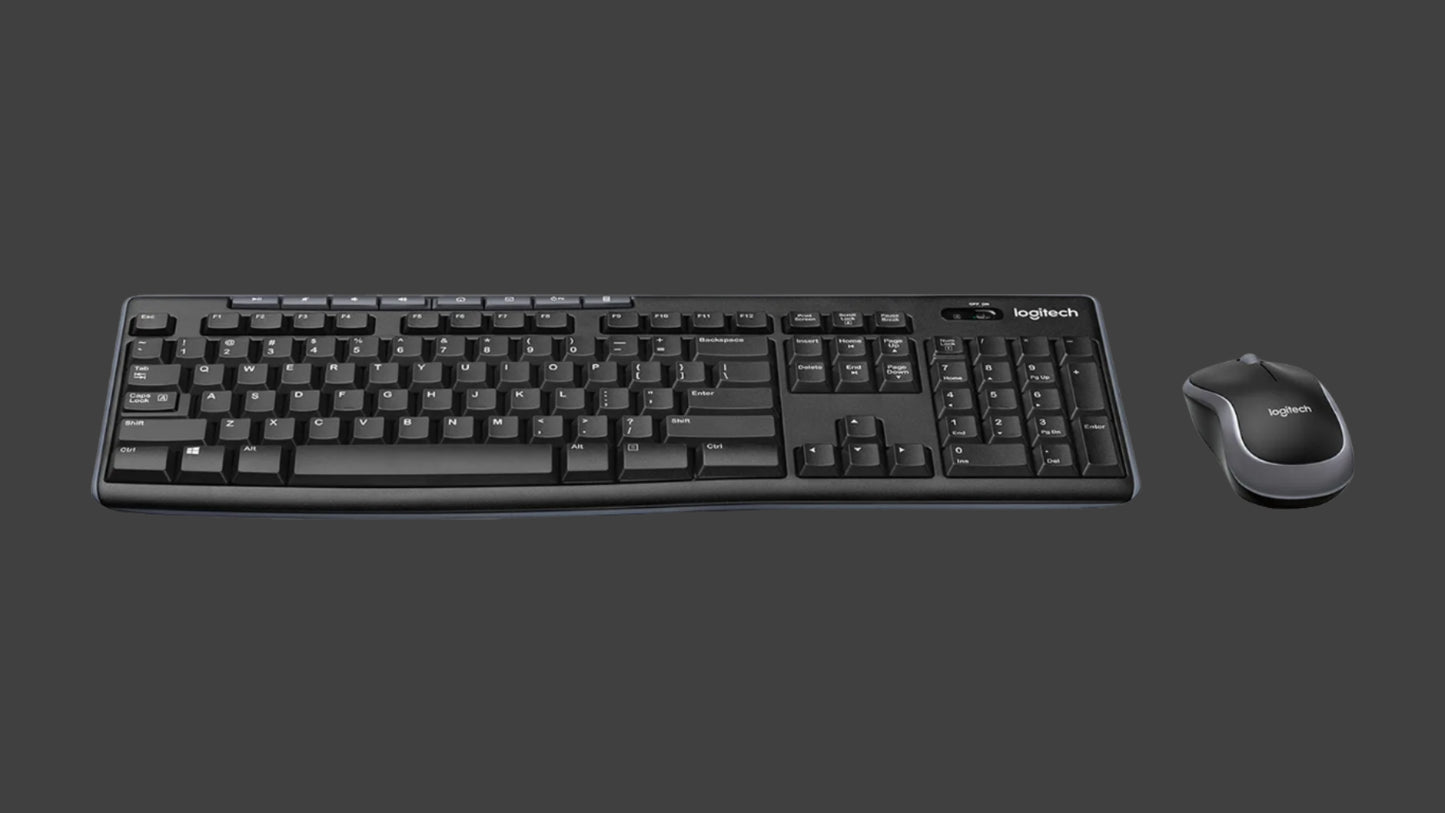 Logitech MK270r Wireless desktop keyboard & mouse