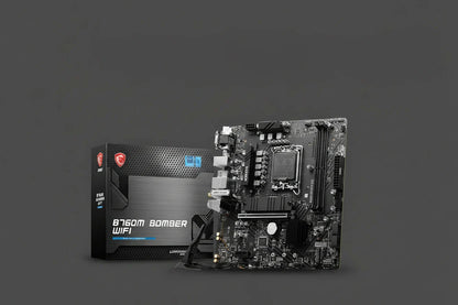 MSI B760M BOMBER WIFI LGA1700 DDR5 Motherboard