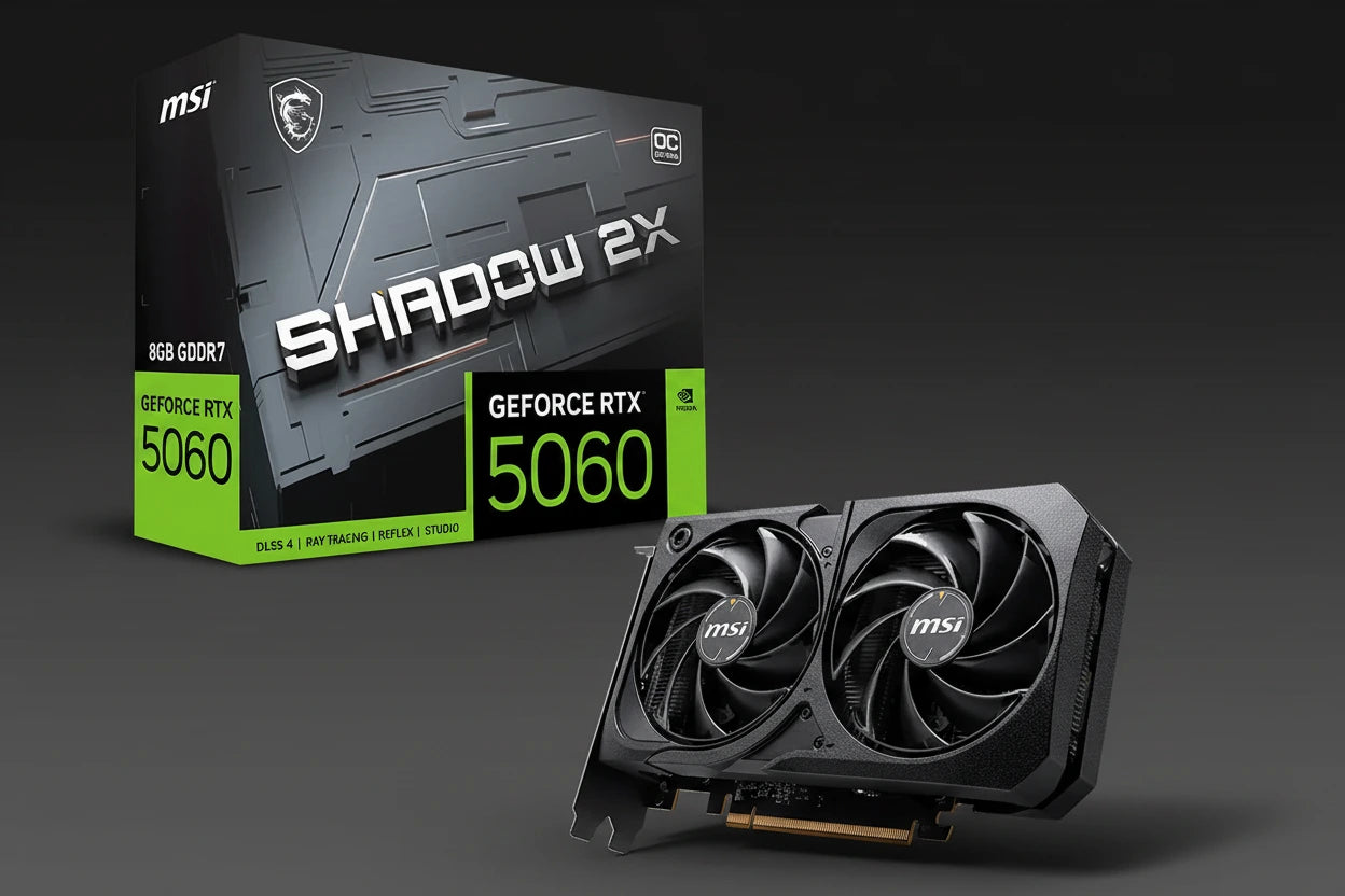 MSI GeForce RTX 5060 8G SHADOW 2X OC RTX5060 video card