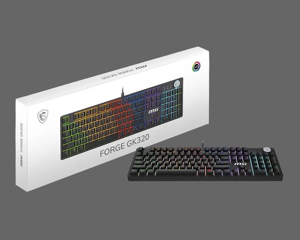 MSI FORGE GK320 MECHANICAL GAMING KEYBOARD