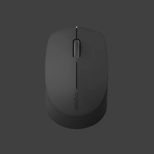 RAPOO M100 2.4GHz & Bluetooth 3 / 4 Quiet Click Wireless Mouse - 1300dpi Connects up to 3 Devices