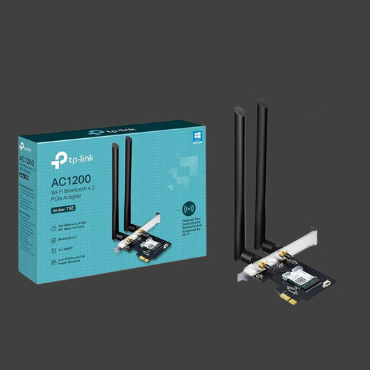 TP-LINK (Archer T5E) AC1200 WiFi Bluetooth 4.2 PCIe Adapter Wi-Fi