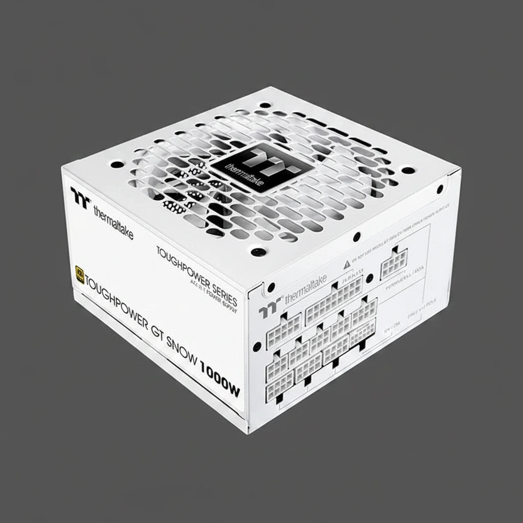 Thermaltake Toughpower GT 1000W 80+ Gold PCIe Gen 5.1 ATX 3.1 Fully Modular PSU Snow