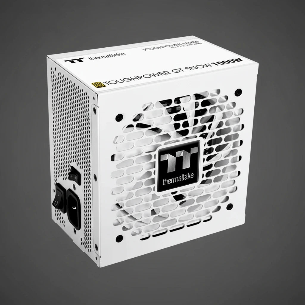 Thermaltake Toughpower GT 1000W 80+ Gold PCIe Gen 5.1 ATX 3.1 Fully Modular PSU Snow