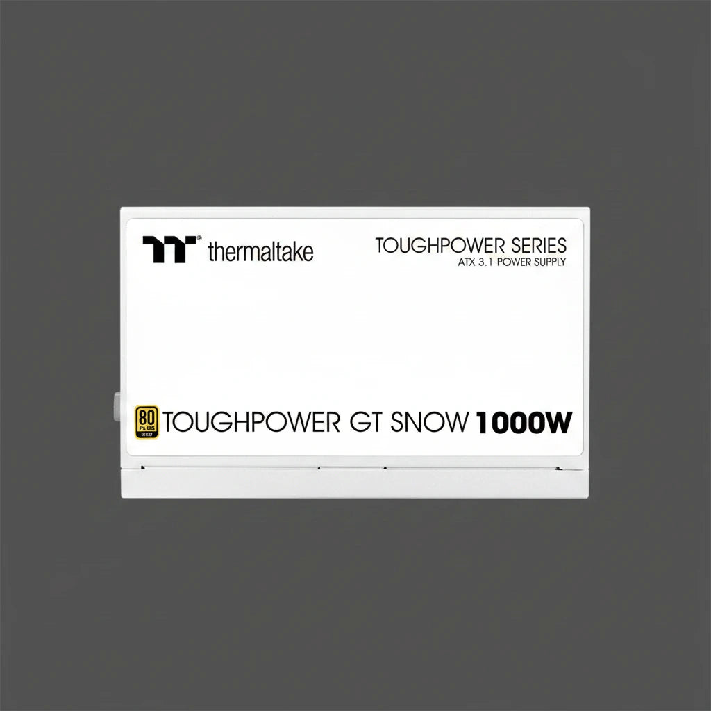 Thermaltake Toughpower GT 1000W 80+ Gold PCIe Gen 5.1 ATX 3.1 Fully Modular PSU Snow