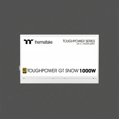Thermaltake Toughpower GT 1000W 80+ Gold PCIe Gen 5.1 ATX 3.1 Fully Modular PSU Snow